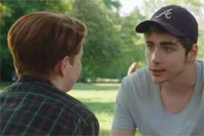 Antoine et Théo se réjouissent du retour de leur mère