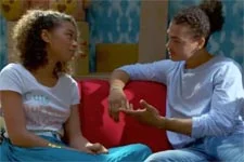 Baptiste remonte le moral à Thérèse qui déprime