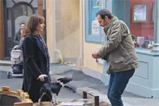 Blanche et Franck reviennent de chez le vétérinaire