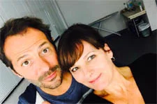 Cécilia Hornus (Blanche) et Jean-Charles Chagachbanian (Franck) à la rencontre de leur public !