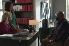 Céline et Samia interrogent un témoin du meurtre de Patrick