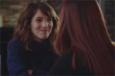 Estelle est ravie de retrouver son amie Victoire !