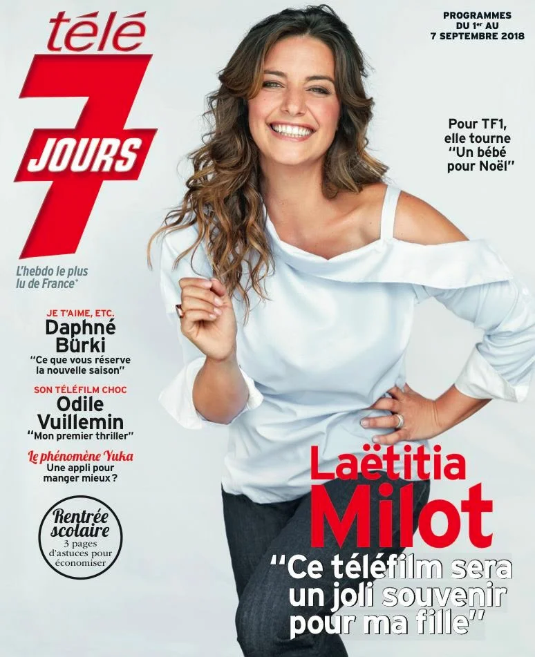 Laetitia Milot (Mélanie) fait la Une de Télé 7 Jours pour son tournage du téléfilm « Un bébé pour Noël »