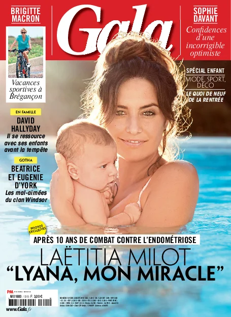 Laetitia Milot pose avec sa fille Lyana et son mari Badri pour le magazine Gala