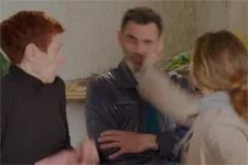 Léa gifle Patrick en lui reprochant sa fausse mort !