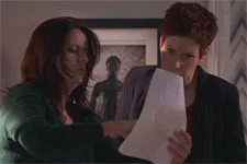 Luna dit à Babeth qu?elle refuse de céder au chantage de Ferri