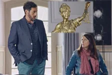 Luna et Francesco découvrent une statue aux yeux bandés !