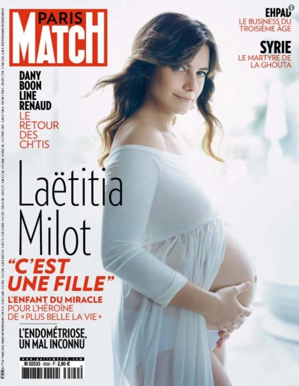 Paris Match révèle le sexe du bébé de Laetitia Milot en Une !