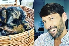 PHOTOS : Laurent Kérusoré (Thomas) présente son adorable nouveau chien