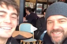 Stéphane Hénon (JP Boher) retrouve par hasard Clément Rémiens (DNA) à Paris !