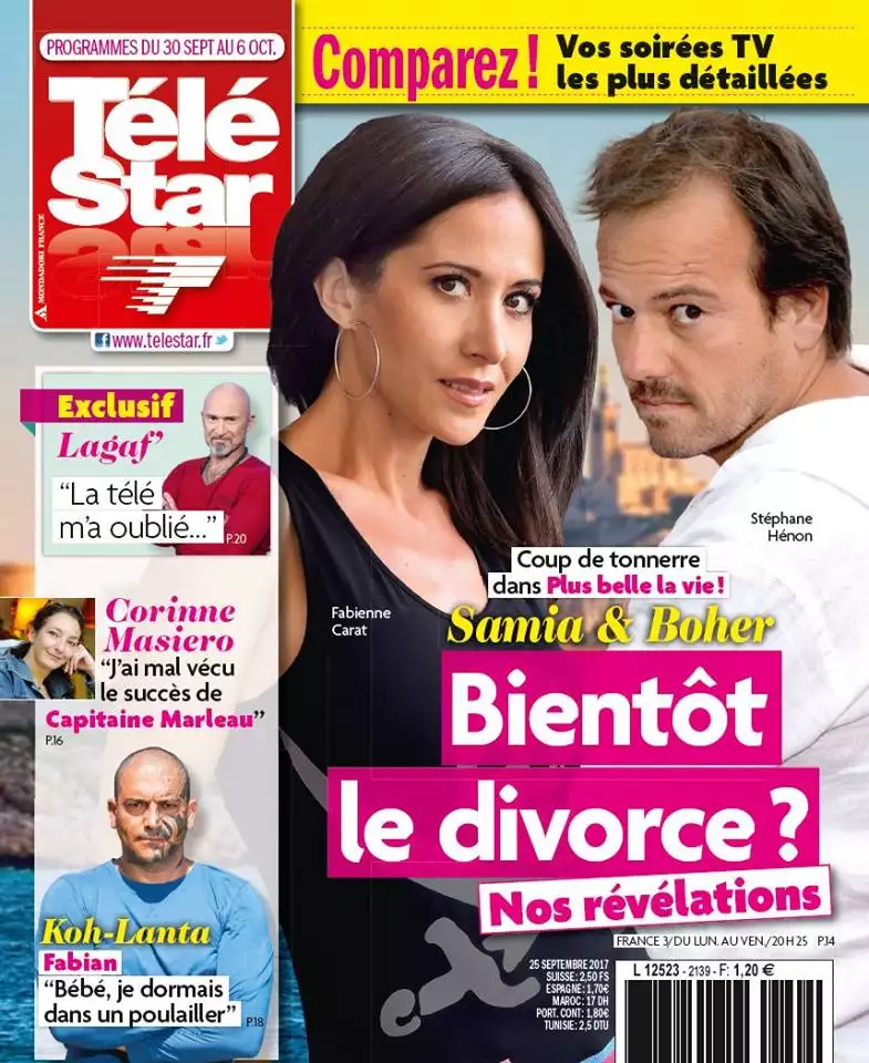 Le divorce des Boher fait la Une de Télé Star