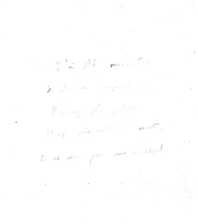 La lettre retrouvée