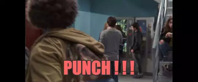 Baptiste met une droite à ... !
