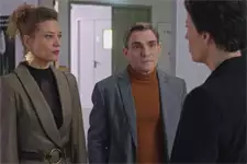 Elsa annonce à Jade et Joseph que l’activité des pompes funèbres redevient légale