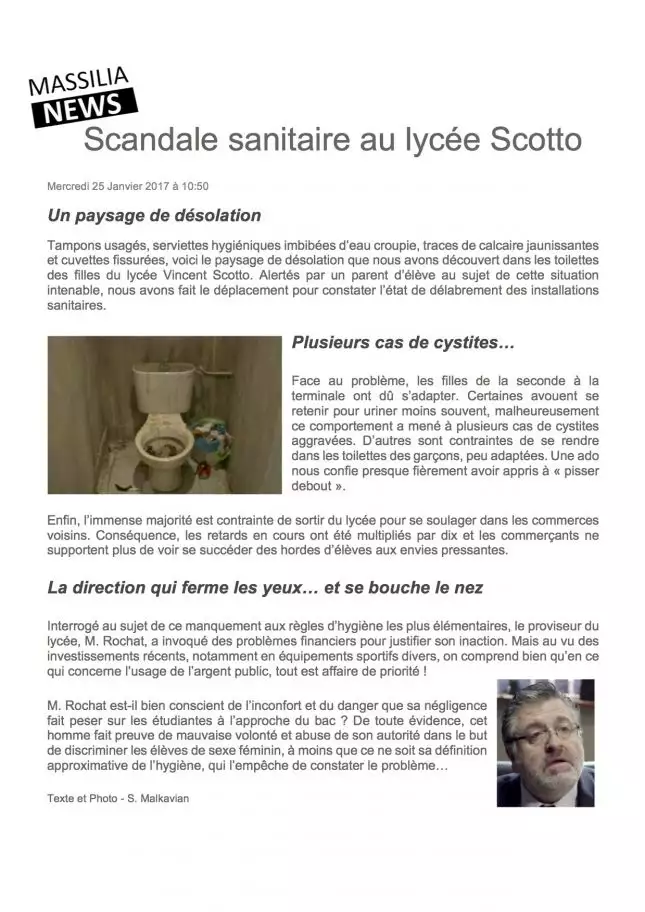 Voici l?article scandale que Sacha menace de publier !