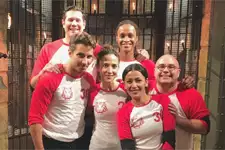 Fabienne Carat (Samia) dans Fort Boyard