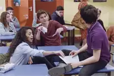 Les élèves tiennent bon face à Coralie !
