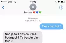 Découvrez les sextos d?Emma et Baptiste !