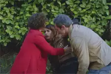 Mirta est heureuse de retrouver Luna vivante !