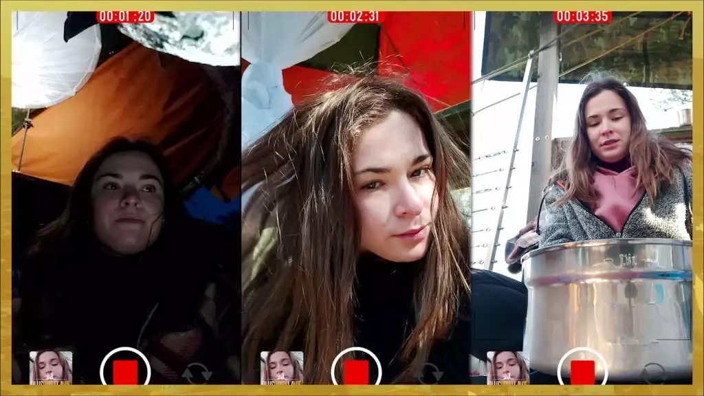 Plus belle la vie L...incroyable expérience de Marie Mallia (Lola) dans un arbre ????